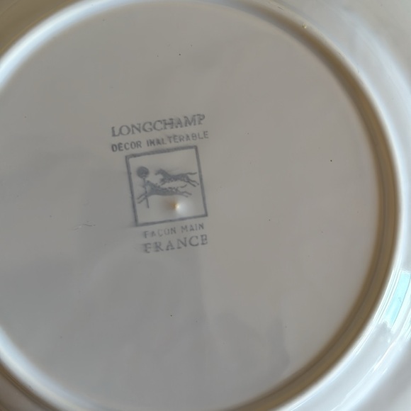 Vintage Longchamp “Perouges” Dinner Plates - Set of 2 - Picture 2 of 4
